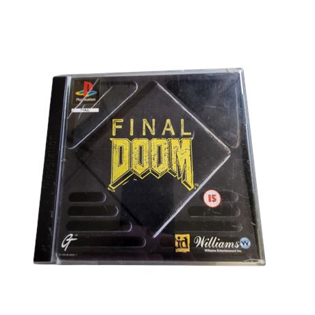 1996 Final Doom PS1 game GT Interactive complete GC