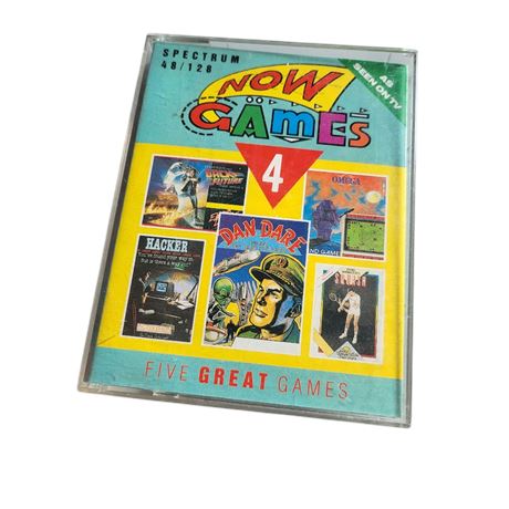 1987 ZX Spectrum Now Games 5-in-1 Virgin Games 48k / 128k GC