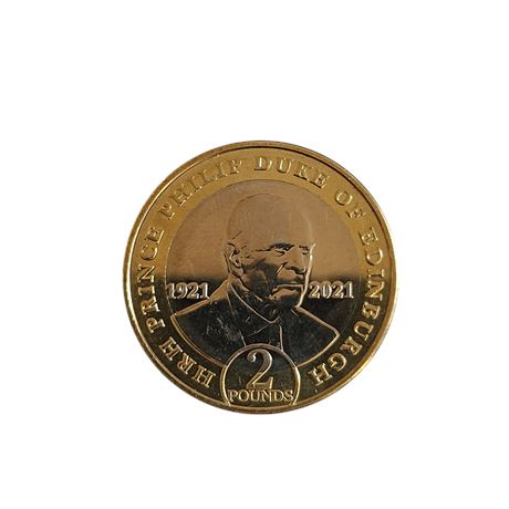 2021 Isle of Man / HRH Prince Philip Duke of Edinburgh £2 coin QEII UNC UK