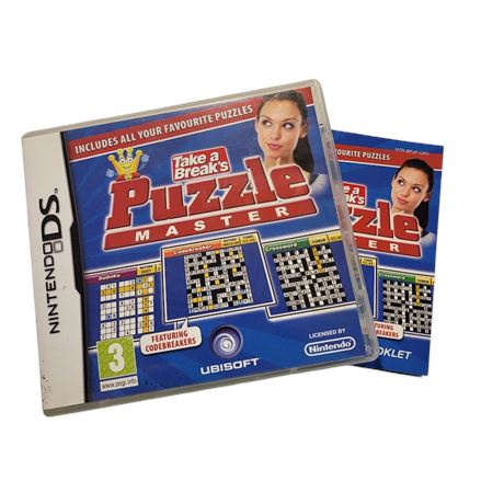 2009 42 Take a Break's Puzzle Master DS game complete Nintendo PAL VGC