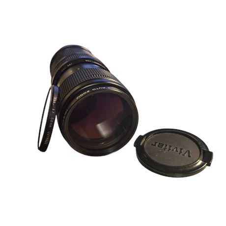 Vintage Vivitar 75-205mm 1:3.8 Close Focusing Auto Zoom Lens GC