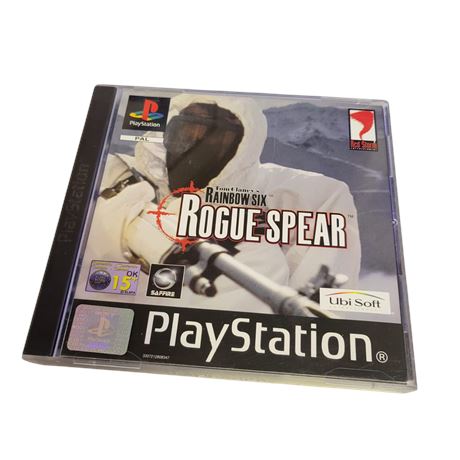 2000 PAL Rainbox Six Rogue Spear Playstation game Black label complete PS1 VGC