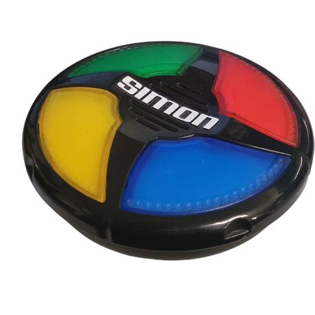Hasbro modern release SIMON electronic handheld memory game working GC