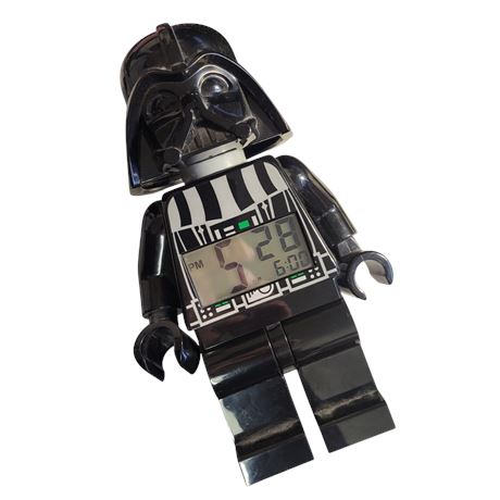 2015 LEGO Star Wars Darth Vader digital alarm clock Sith Lord LCD GC