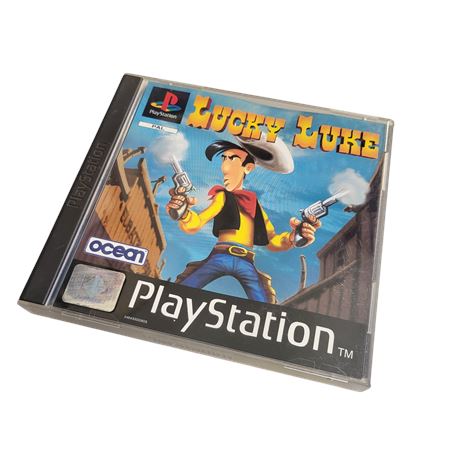 1998 PAL Lucky Luke Playstation game Black label complete PS1 VGC