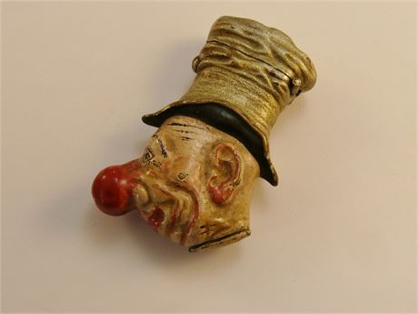 VICTORIAN VESTA MATCHSAFE ALLY SLOPER RARE PAINTED VERSION