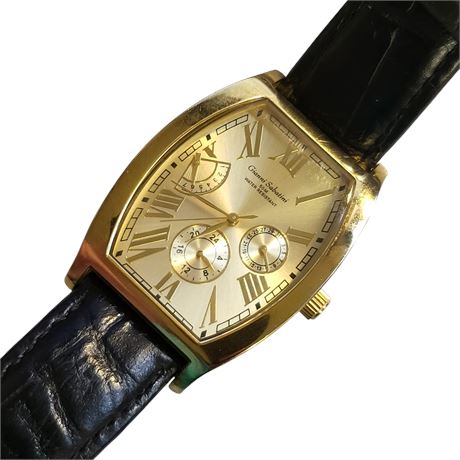Vintage Gianni Sabatini NGS605 Gents wristwatch quartz movement VGC
