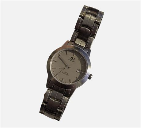 Vintage Danish Design Titanium ladies wristwatch quartz working VGC WR IV64Q487