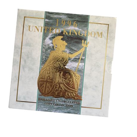 Royal Mint 1996 Euro Queen Elizabeth II commemorative coin proof set GB UK